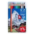 LÁPIS DE COR AQUARELA 12 CORES PRISMALO - CARAN D'ACHE