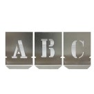 Letras Vazadas em Chapa 60mm Metal
